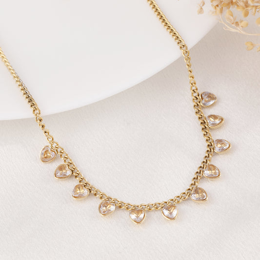 Golden Cascade Necklace