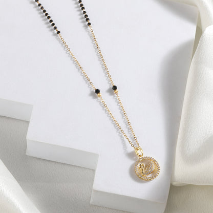 Swan Zircon Mangalsutra