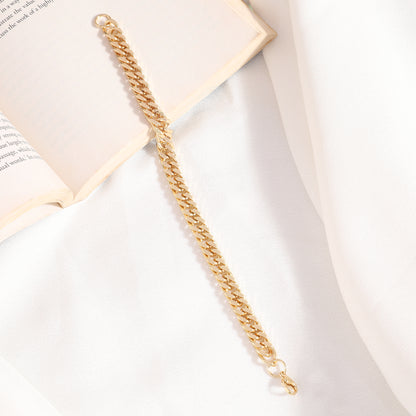 Alpha Curb Men's Bracelet