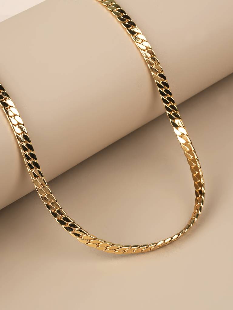 Men’s Gold Cuban Chain - 55 cm