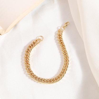 Alpha Curb Men's Bracelet