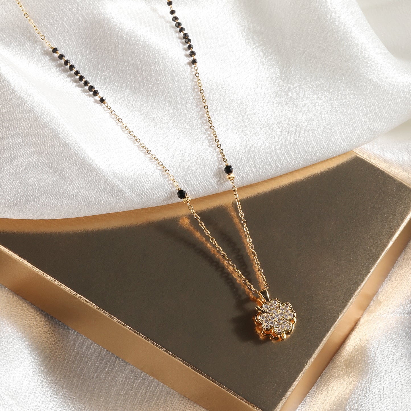 Petals Zircon Mangalsutra