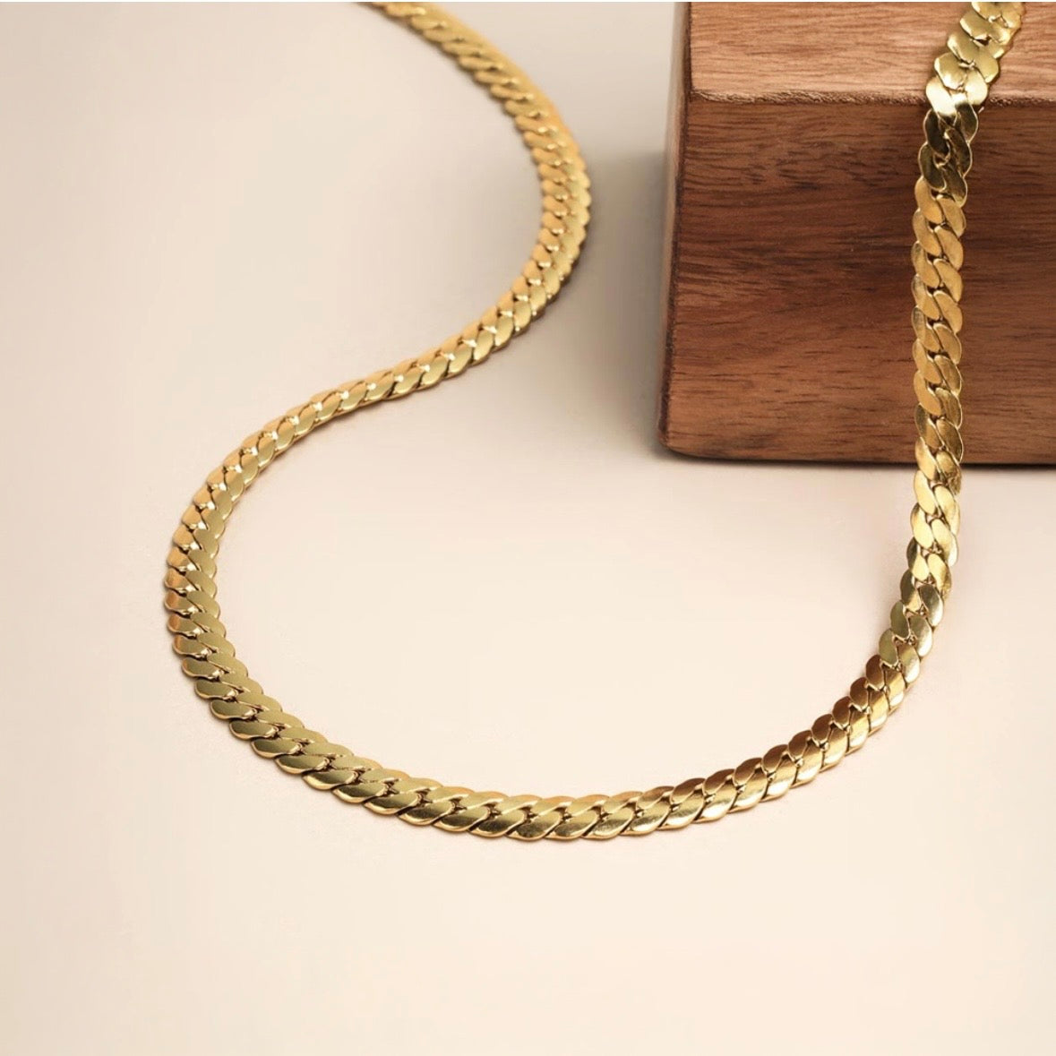 Men’s Gold Cuban Chain - 50 cm