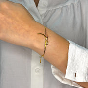 Bow Snake Bracelet Gold Plated, Anti-Tarnish and Waterproof