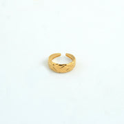 Rhombus Adjustable Ring Gold Plated