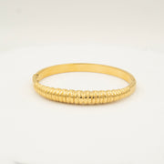 Croissant  Bracelet Kada 18K Gold Plated, Waterproof and Anti-Tarnish 6cm diameter