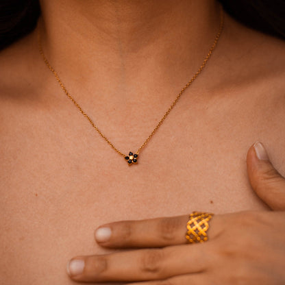 Noir Spark Diamond Necklace