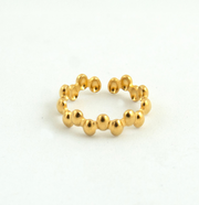 Crib Luxe Adjustable Ring Gold Plated