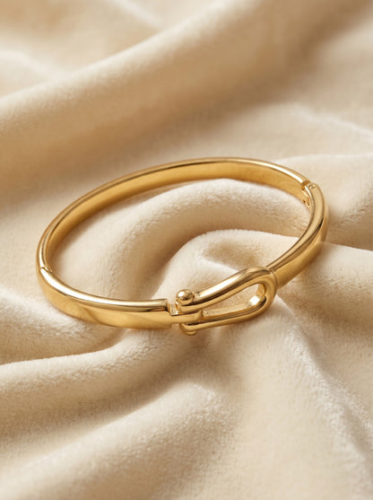 Golden Horseshoe Kada Bracelet