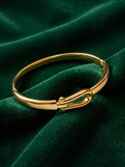 Golden Horseshoe Kada Bracelet