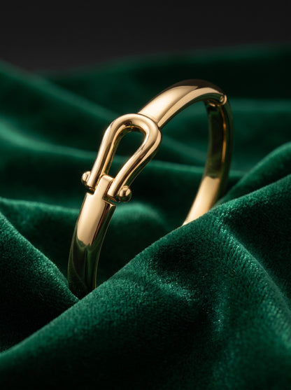 Golden Horseshoe Kada Bracelet