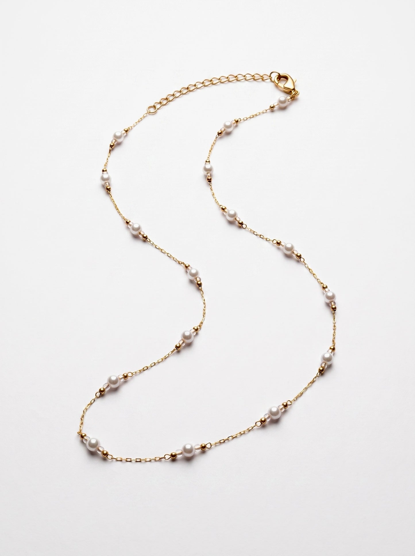 Golden Pearl Harmony Necklace