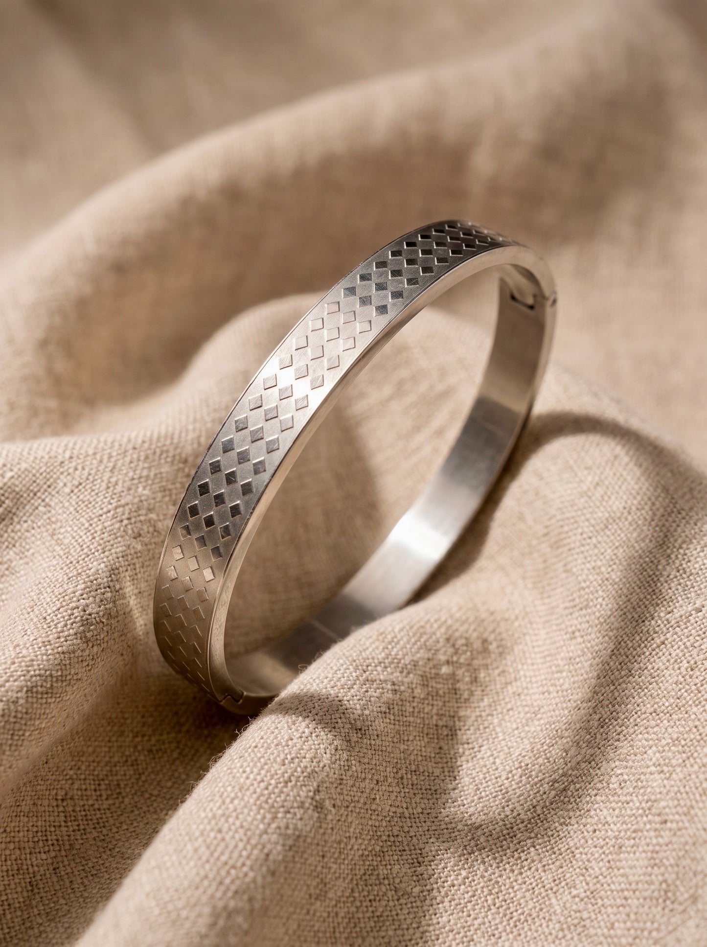 Silver Matrix Men’s Kada