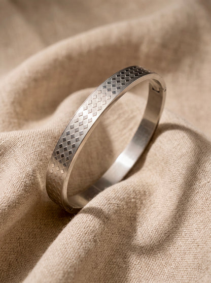 Silver Matrix Men’s Kada