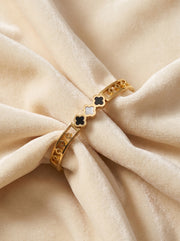 Golden Trio Clover Bracelet Kada