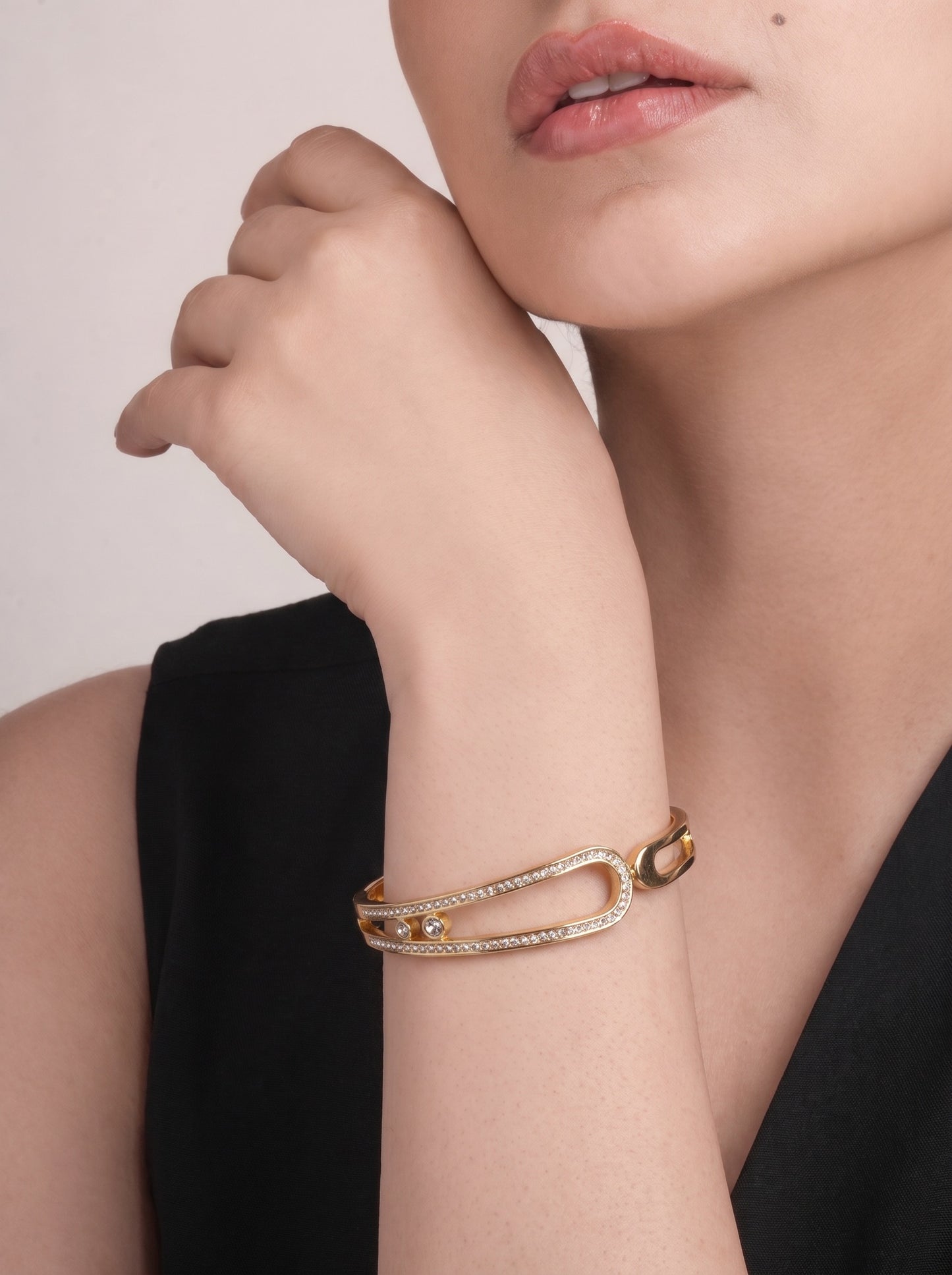 Golden Infinity Spark Bracelet Kada