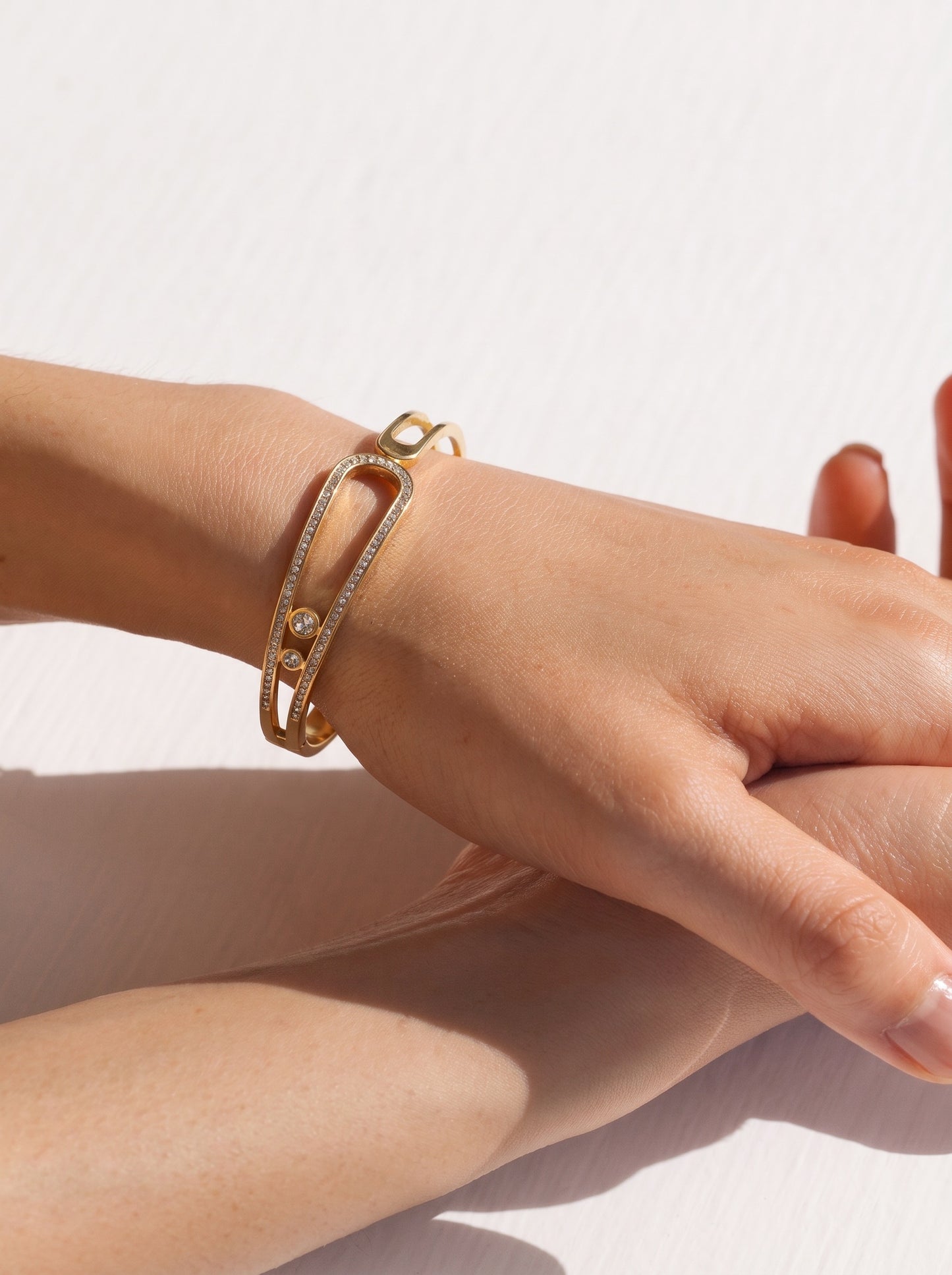Golden Infinity Spark Bracelet Kada
