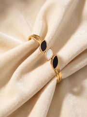 Golden Trio Leaf Bracelet Kada
