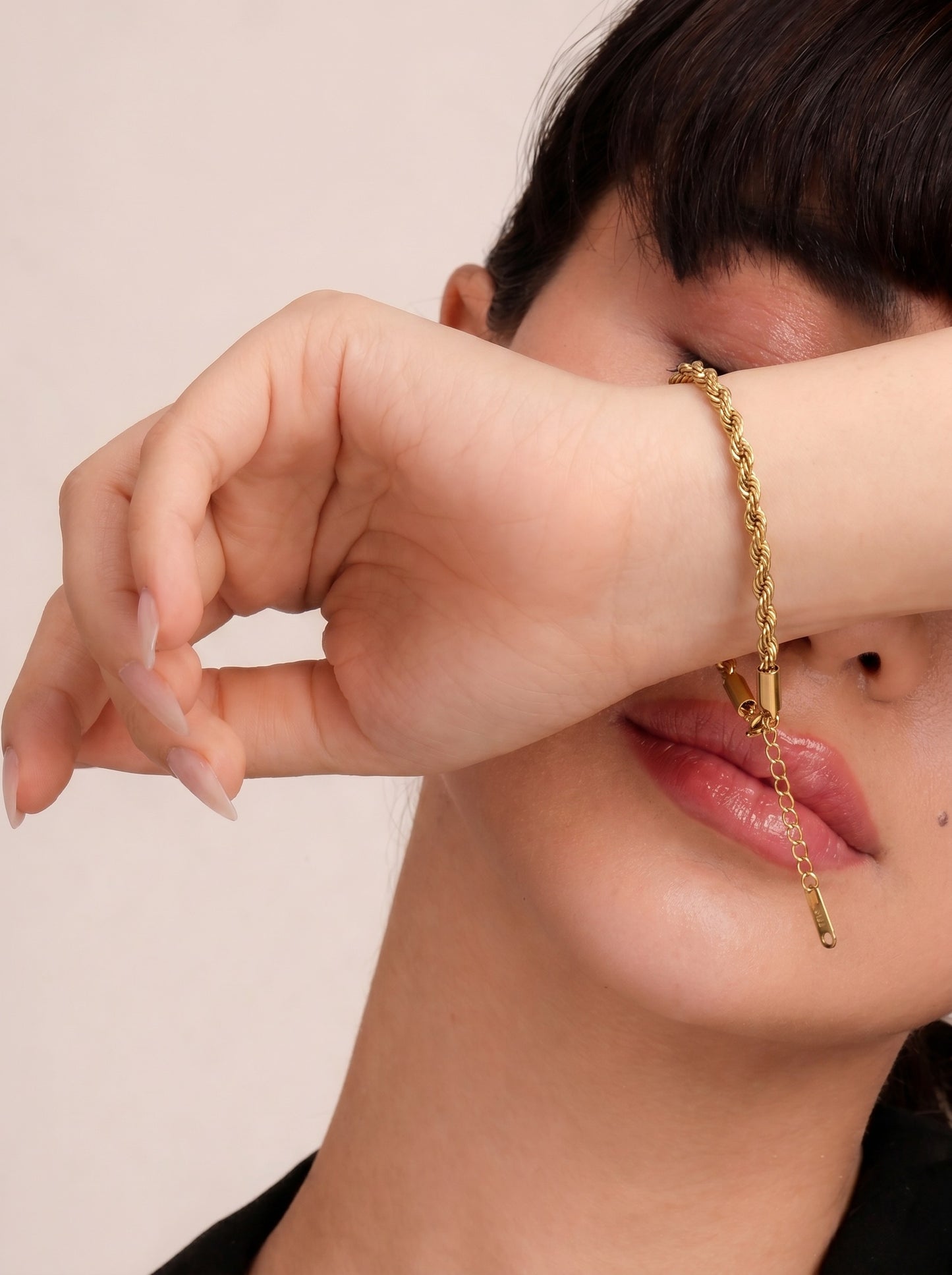 Golden Rope Twist Bracelet