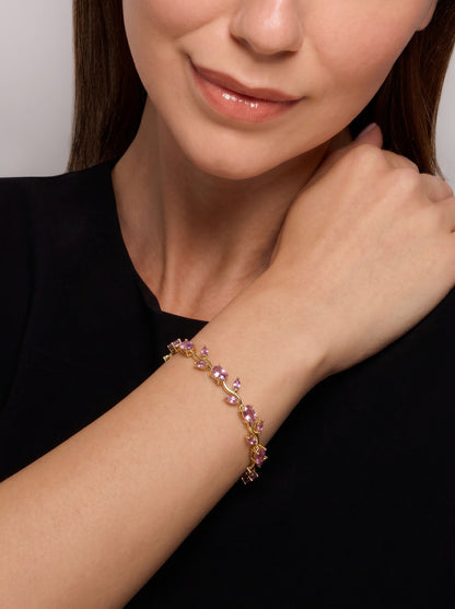 Pink Tulip Petal Bracelet