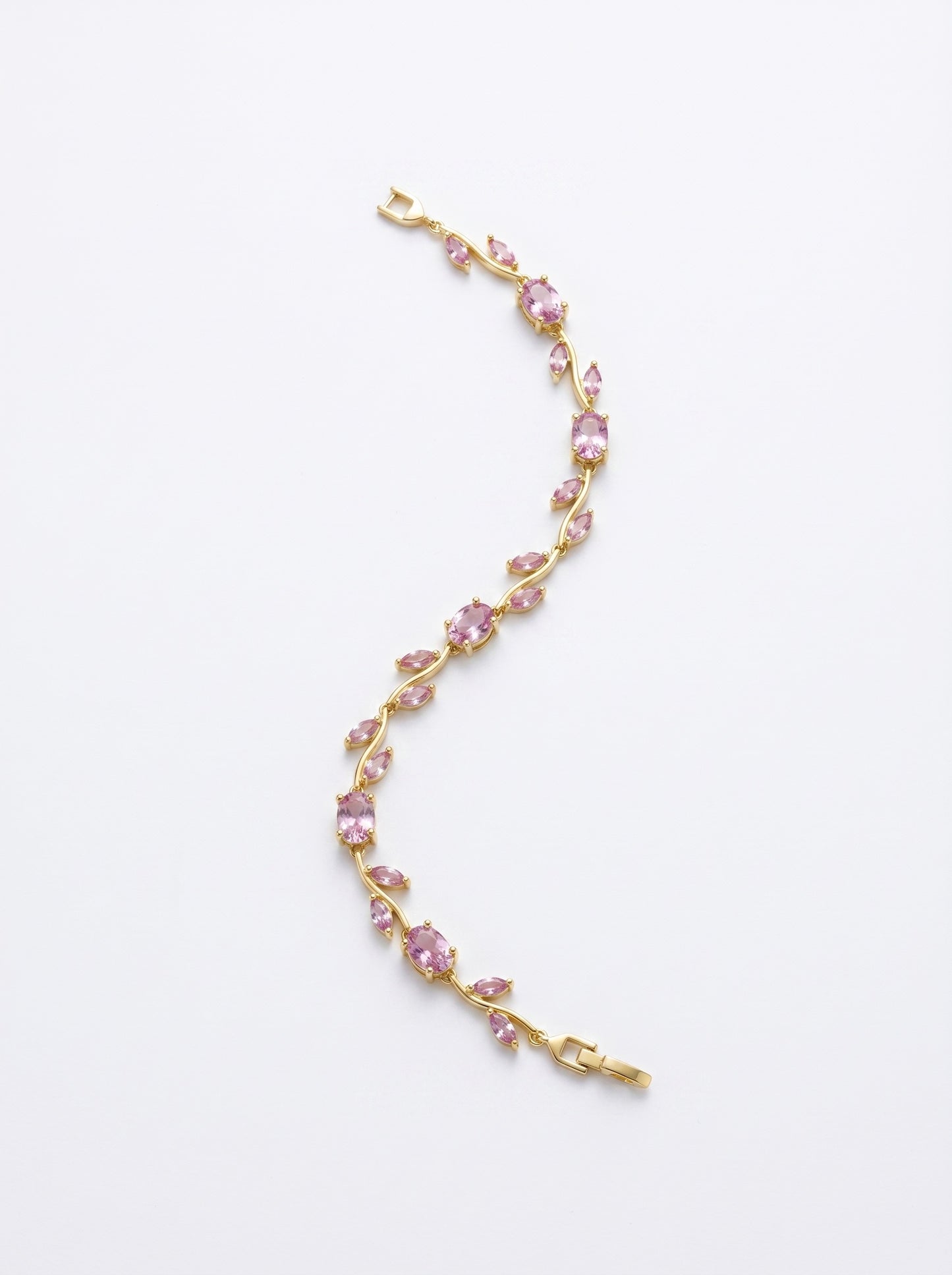 Pink Tulip Petal Bracelet