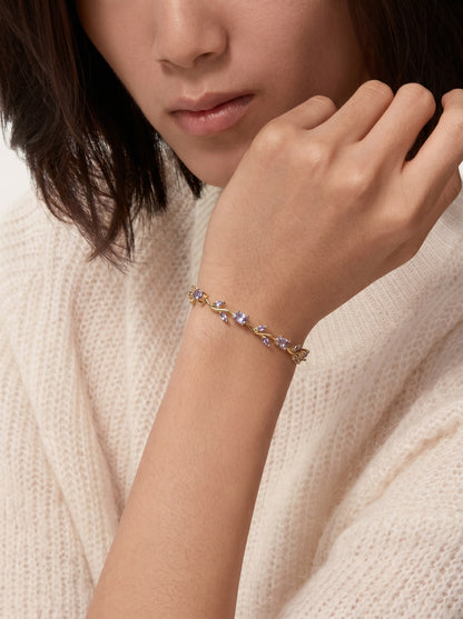 Clear Tulip Petal Bracelet