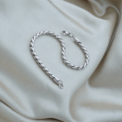 Silver Twistcore Bracelet