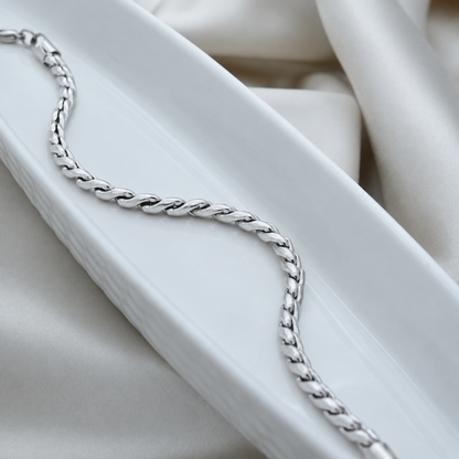 Silver Twistcore Bracelet