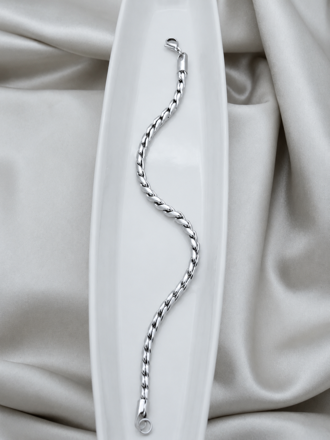 Silver Twistcore Bracelet