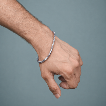 Silver Twistcore Bracelet