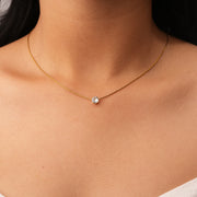 Diamond Elegance Necklace with Earring Set