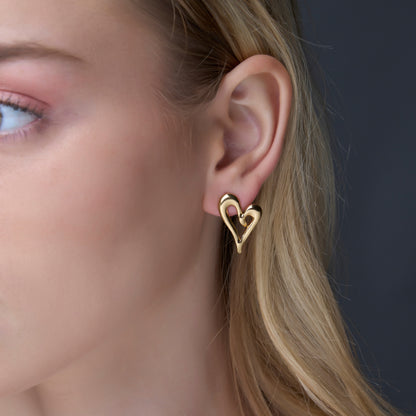 Heartstrings Hoops Earrings