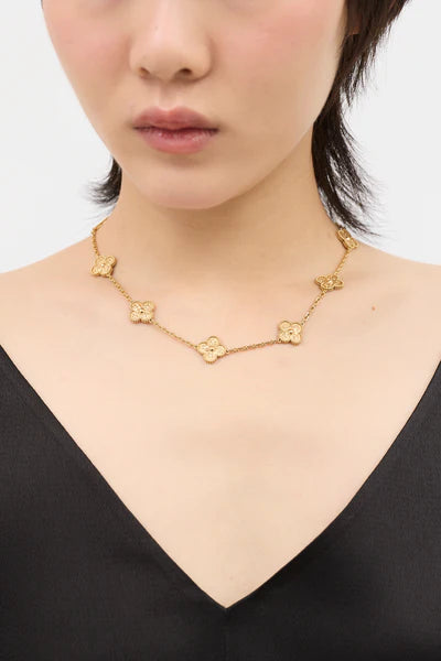 Golden Grace Clover Necklace