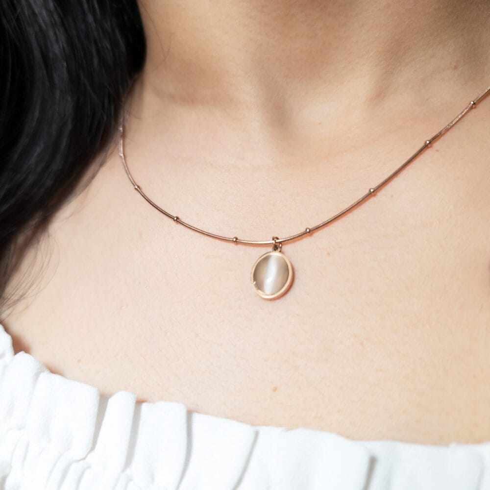 Moonstone Glow Pendant Necklace