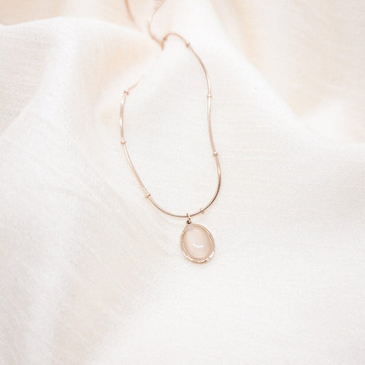 Moonstone Glow Pendant Necklace