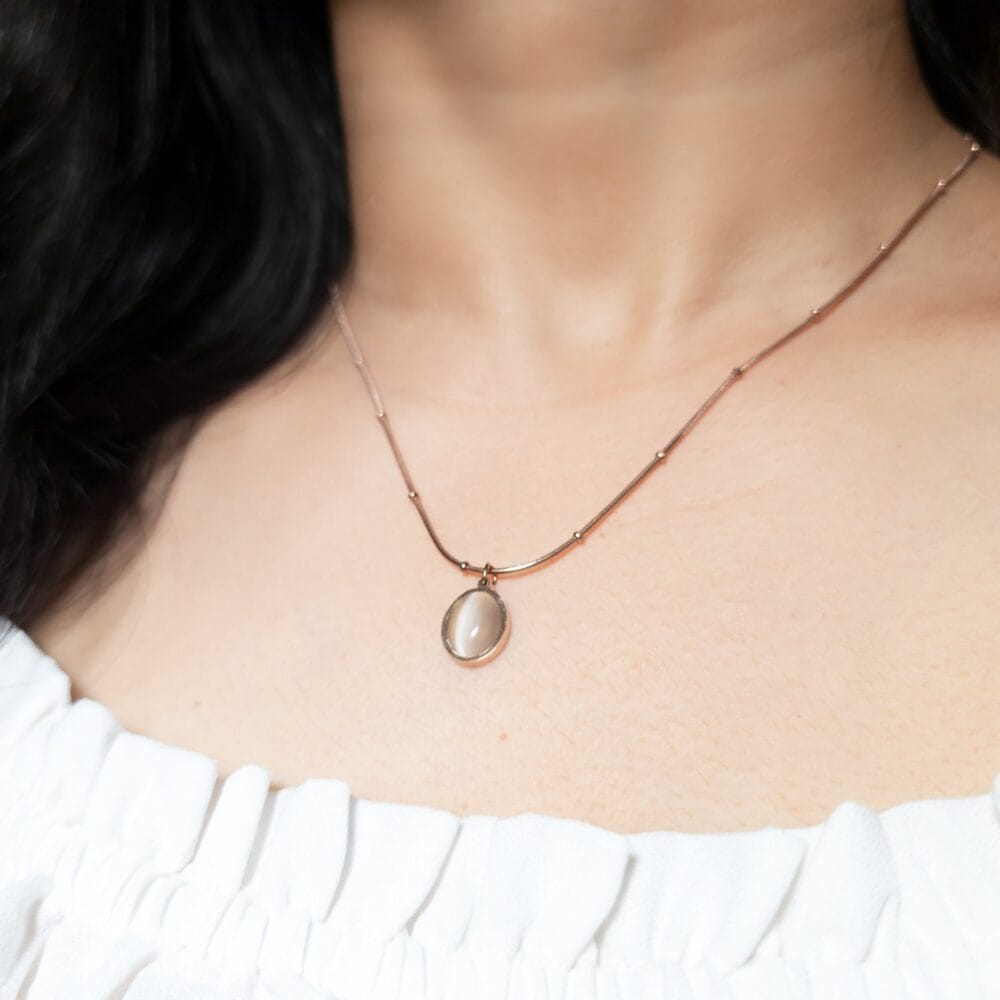 Moonstone Glow Pendant Necklace