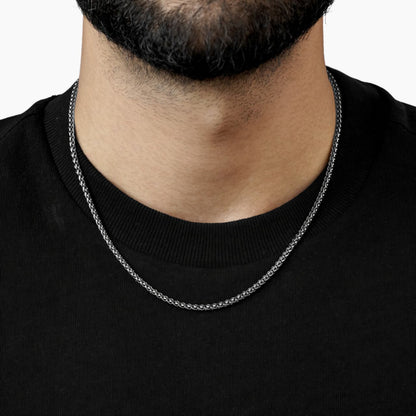 Men’s Silver Wheat Chain