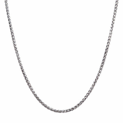 Men’s Silver Wheat Chain