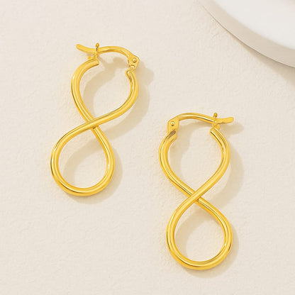 Infinity Luxe Hoop Earrings