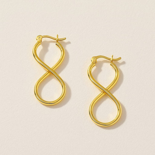 Infinity Luxe Hoop Earrings