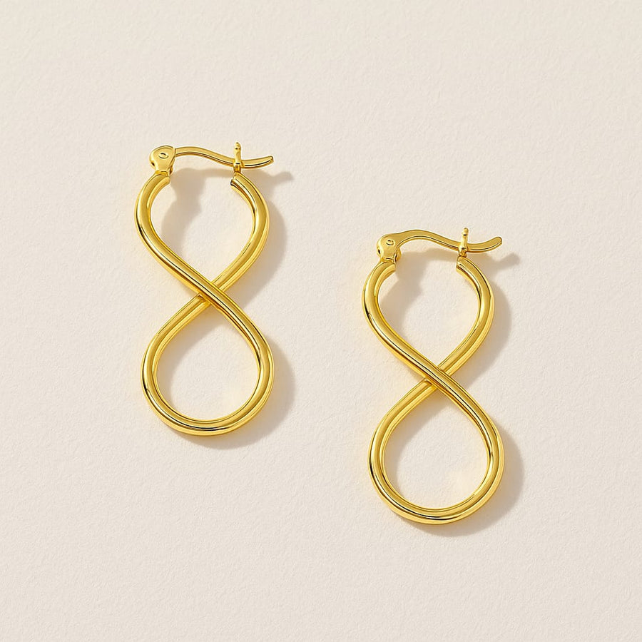 Infinity Luxe Hoop Earrings
