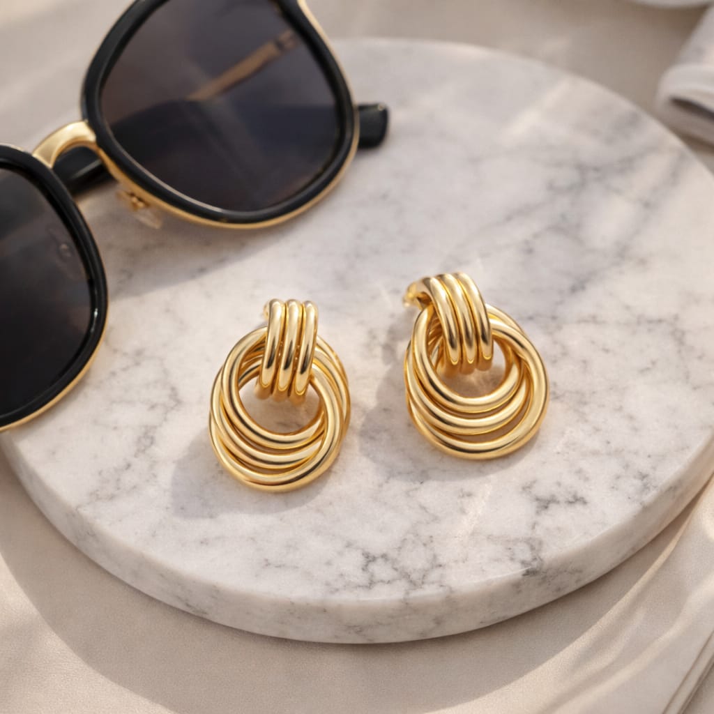 Multi-Ring Hoop Earrings