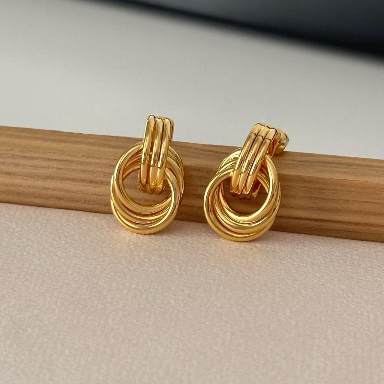 Multi-Ring Hoop Earrings