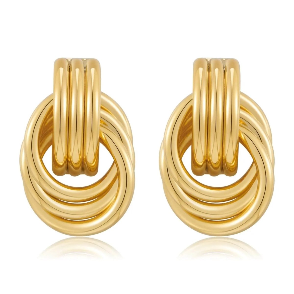 Multi-Ring Hoop Earrings