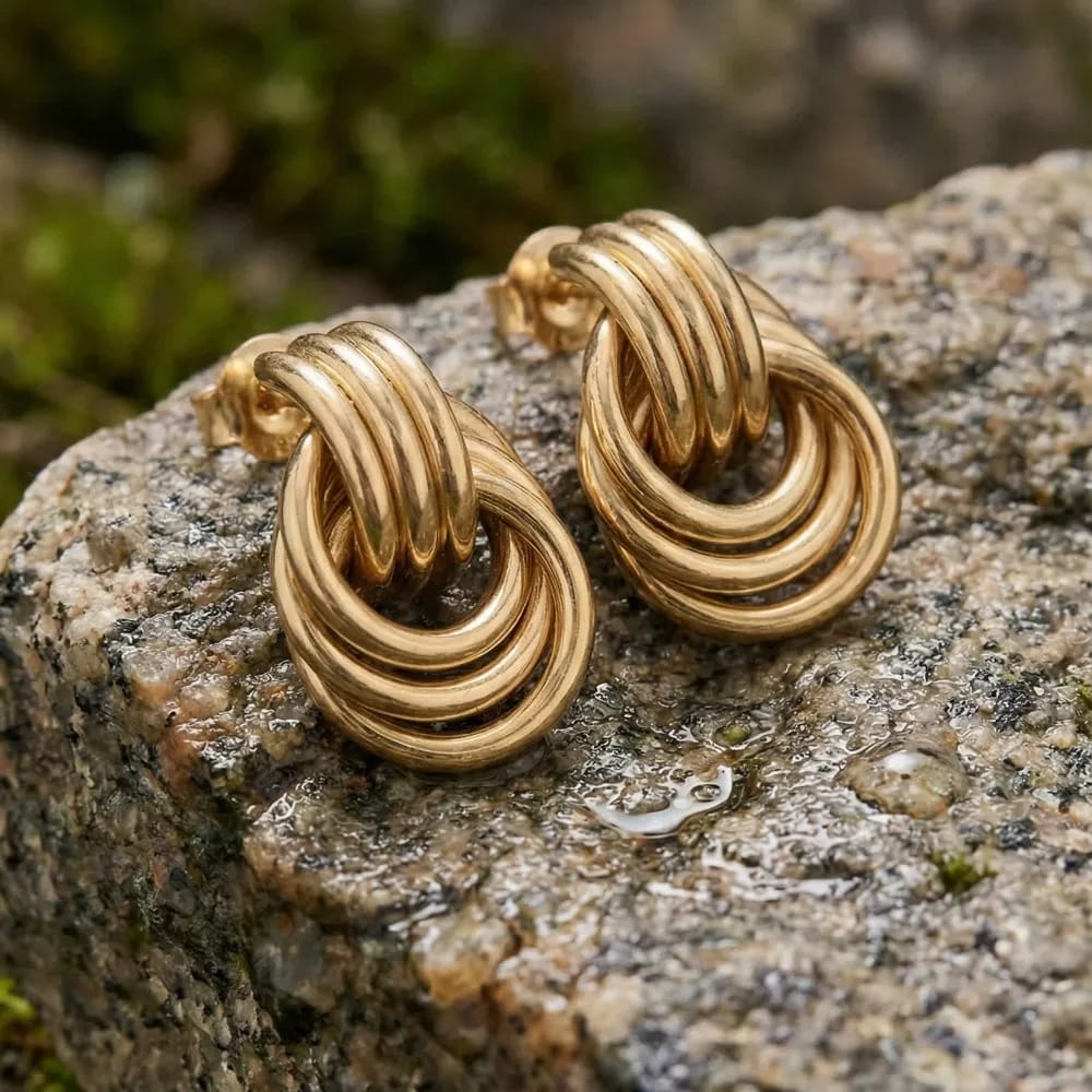 Multi-Ring Hoop Earrings
