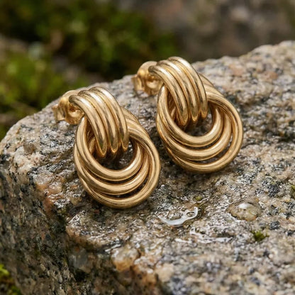 Multi-Ring Hoop Earrings