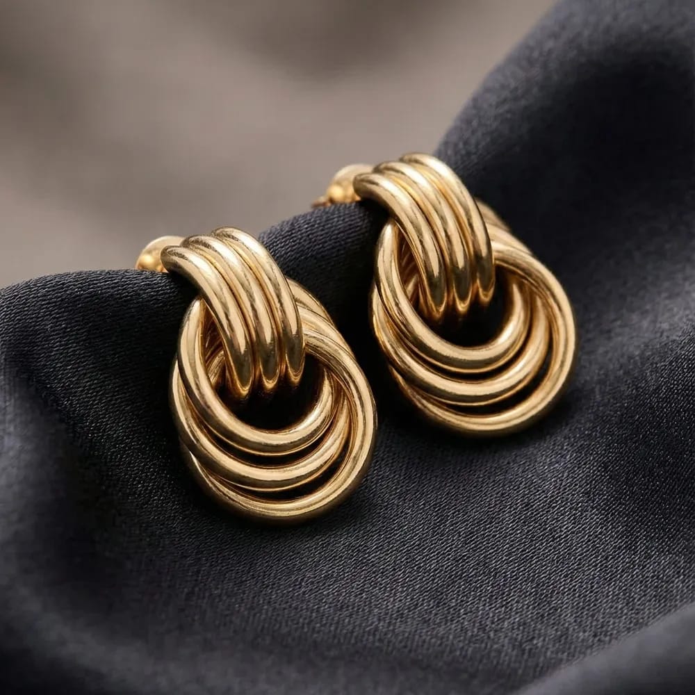 Multi-Ring Hoop Earrings