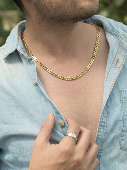 Men’s Gold Cuban Chain - 60 cm