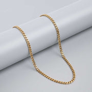 Men’s Gold Curb Chain - 60 cm