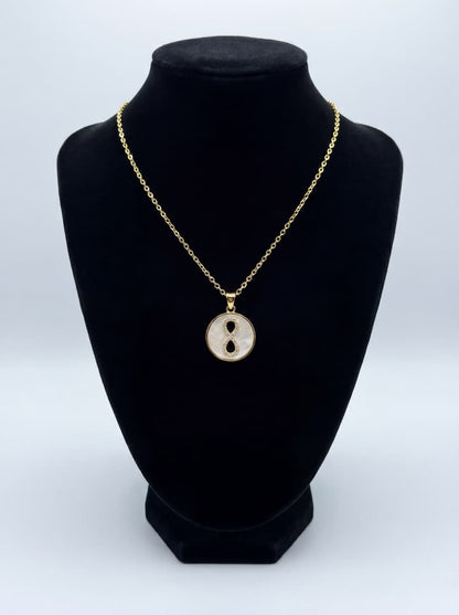 Eternal Infinity Pearl Gold Necklace